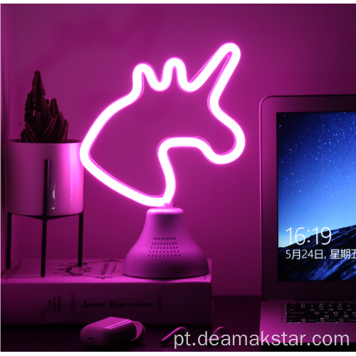 UNICORN Bluetooth Speaker Neon Light With Switch